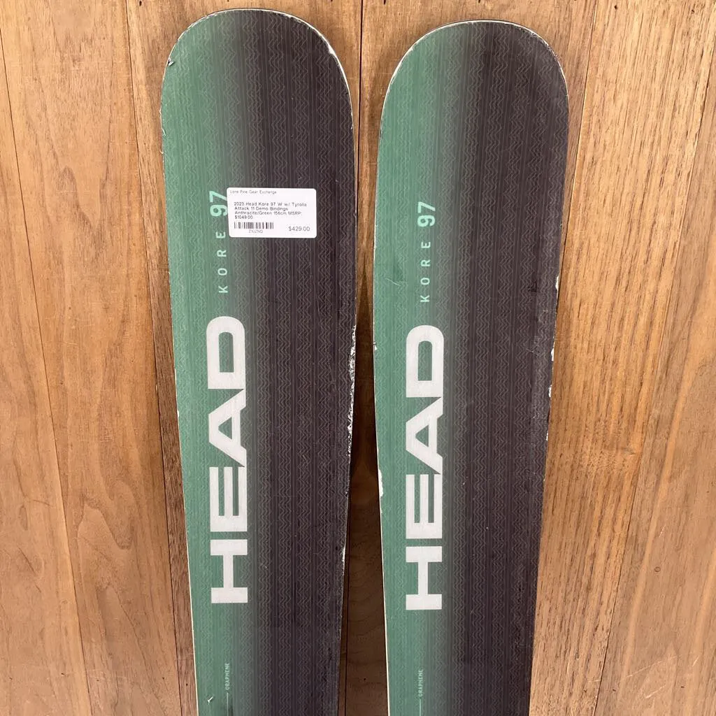 2023 Head Kore 97 W w/ Tyrolia Attack 11 Demo Bindings