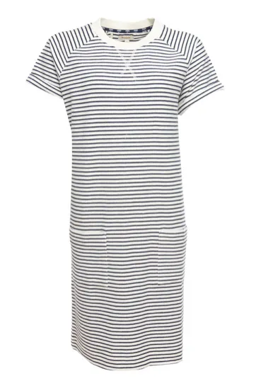 Barbour Monreith Dress - White/Navy