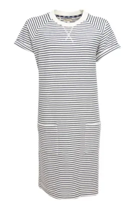 Barbour Monreith Dress - White/Navy