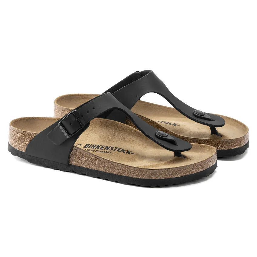 Birkenstock Women's Gizeh Birko-Flor Black Sandal