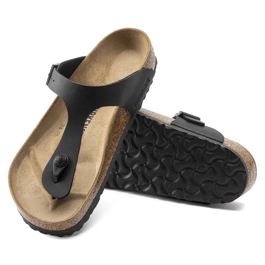 Birkenstock Women's Gizeh Birko-Flor Black Sandal