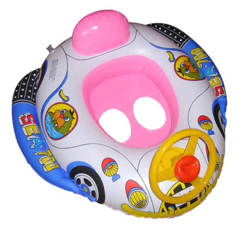 Brand New and High Quality Baby Kids Toddler Swimming Pool Swim Seat Float Boat Ring FUN Cartoon Designs | Brodtica.com