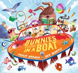 Bunnies in a Boat (Sunny Town Bunnies) Hardcover  Picture Book, January 31, 2023