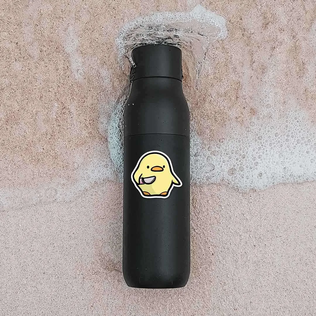 Duck With Knife Sticker