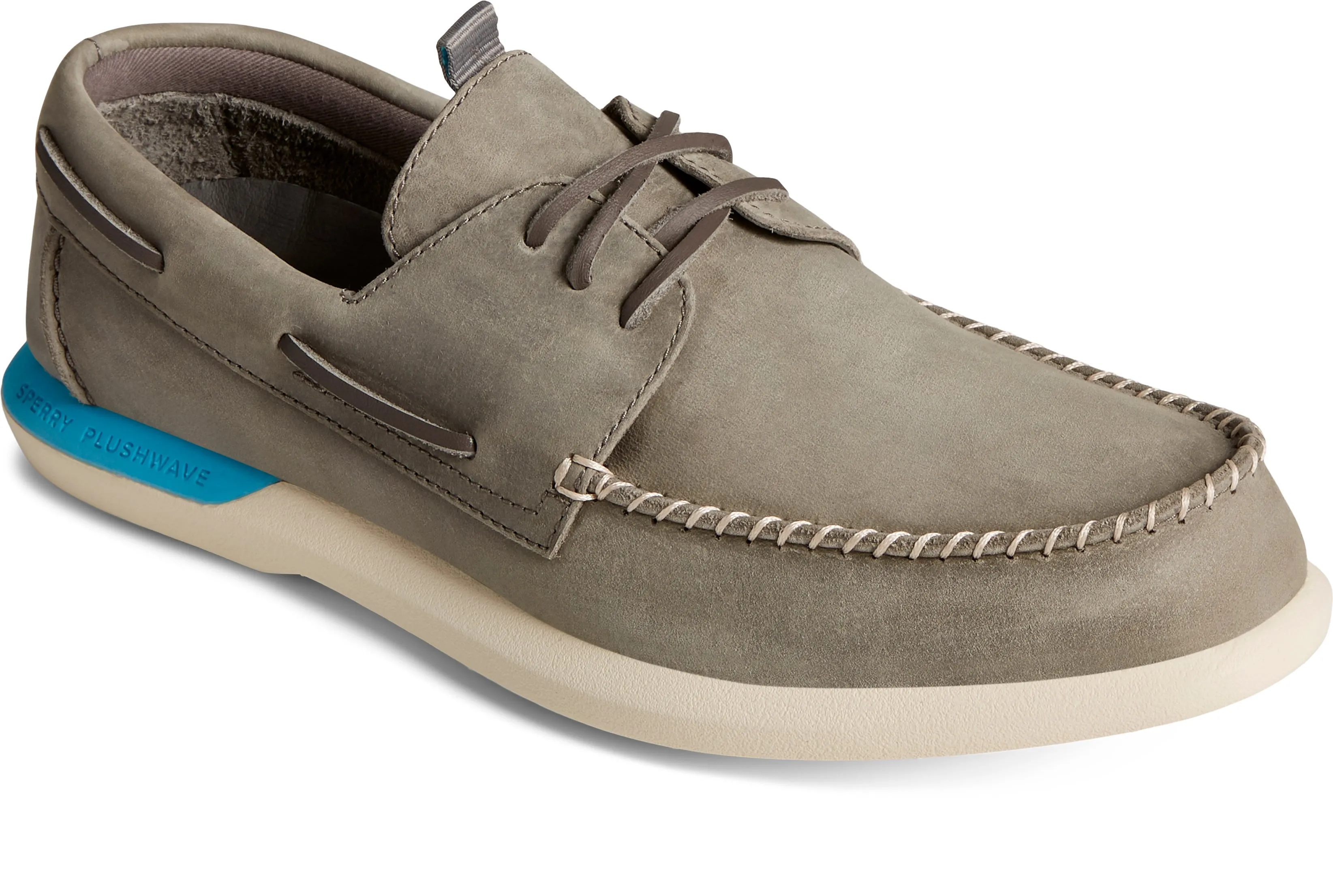 Men's Authentic Original PLUSHWAVE 2.0 Boat Shoe - Grey (STS23940)