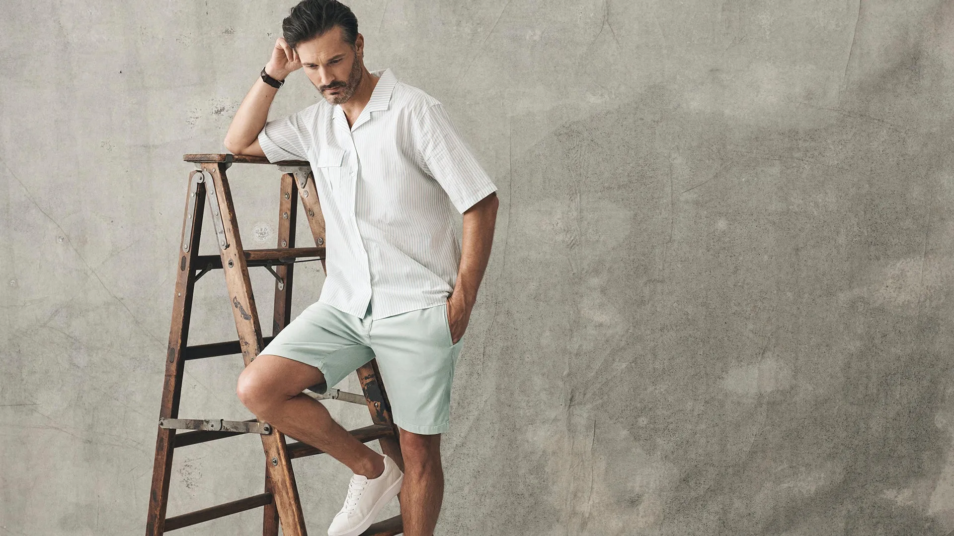 Nevada Shorts In Mint Soft Touch