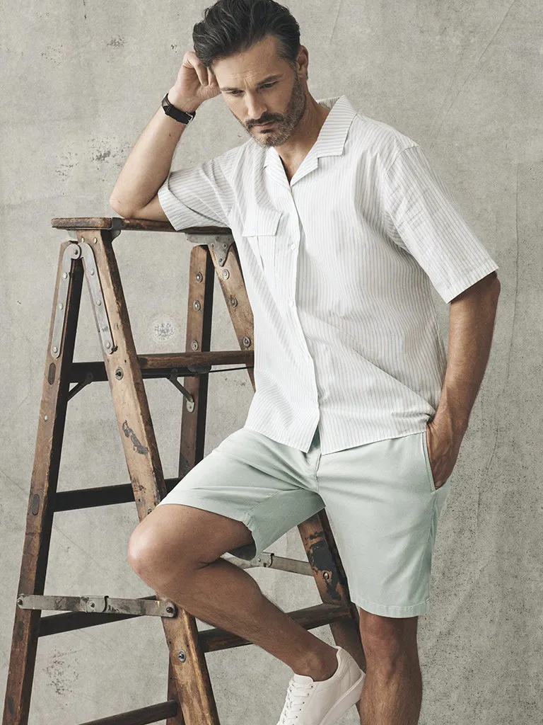 Nevada Shorts In Mint Soft Touch