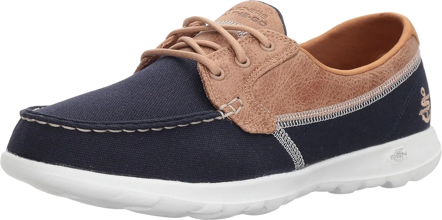 Skechers Women's Performance, Gowalk Lite - Coral Boat Shoe - Wide Width