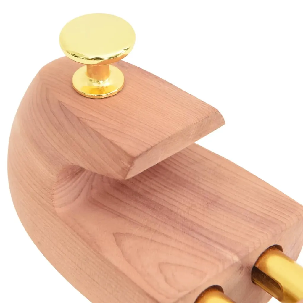 vidaXL Shoe Stretcher with Shoe Horn EU 42-43 Solid Wood Cedar