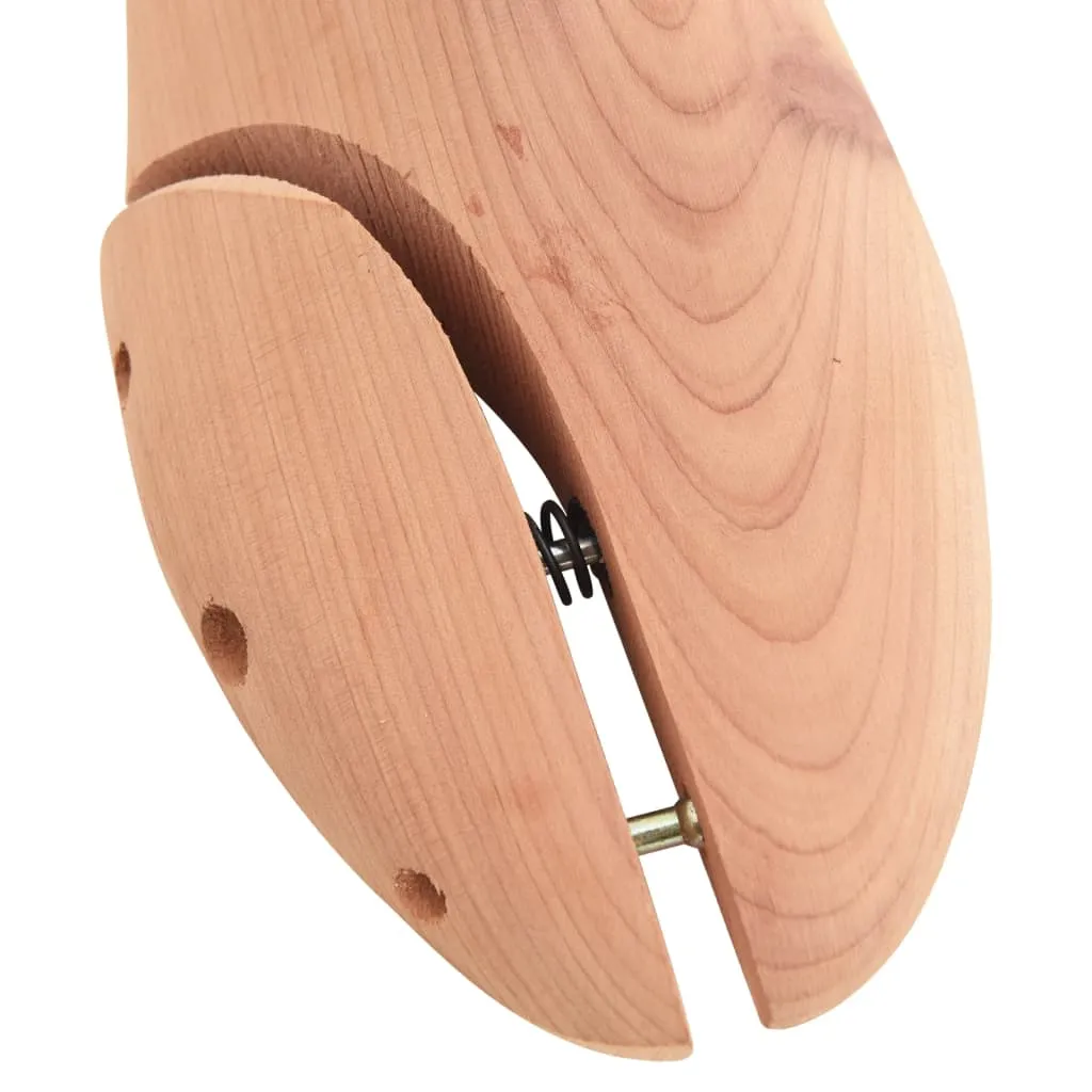 vidaXL Shoe Stretcher with Shoe Horn EU 42-43 Solid Wood Cedar